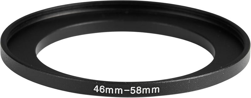 JOYTOLIN 46-58mm Metal Step-Up Ring Adapter Compatible with Mirrorless Cameras DSLR Lens, UV CPL ND Filter Thread Converter, Black - Image 2